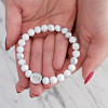 Witte armband voor hem voor een trendy look om te kopen