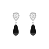  Faux Pearl Earrings Black