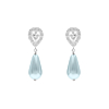  Faux Pearl Earrings Lightblue