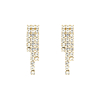 Tennis earrings luxury goud kleurig