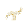 Haaraccessoire flowers & pearls goud kleurig