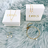 DRKS Fijne Ketting Met Parel Goud