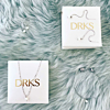 DRKS Fijne Ketting Met Parel Zilver