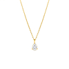 Ketting crystal drop goudkleurig