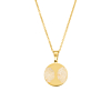 Gouden ketting met twee vingerafdrukken