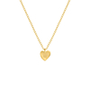 Kinder ketting heart goudkleurig