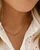 Ketting met hartje goud kleurig