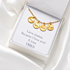 gouden ketting met hangertjes