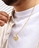 gouden heren ketting met foto