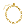 Schakelarmband Mixed Chain Goud Kleurig