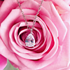 Daily luxury ketting bij roze roos