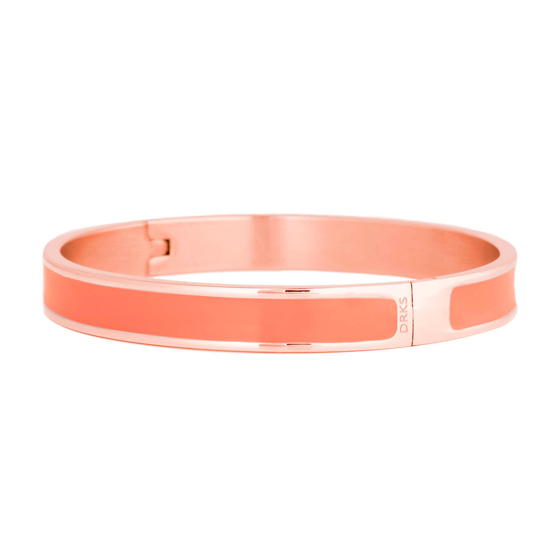 bangle rose met koraalkleur van drks 